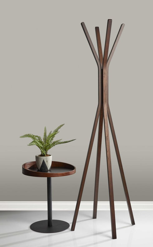 16.5" x 16.5" x 68.25" Natural Coat Rack